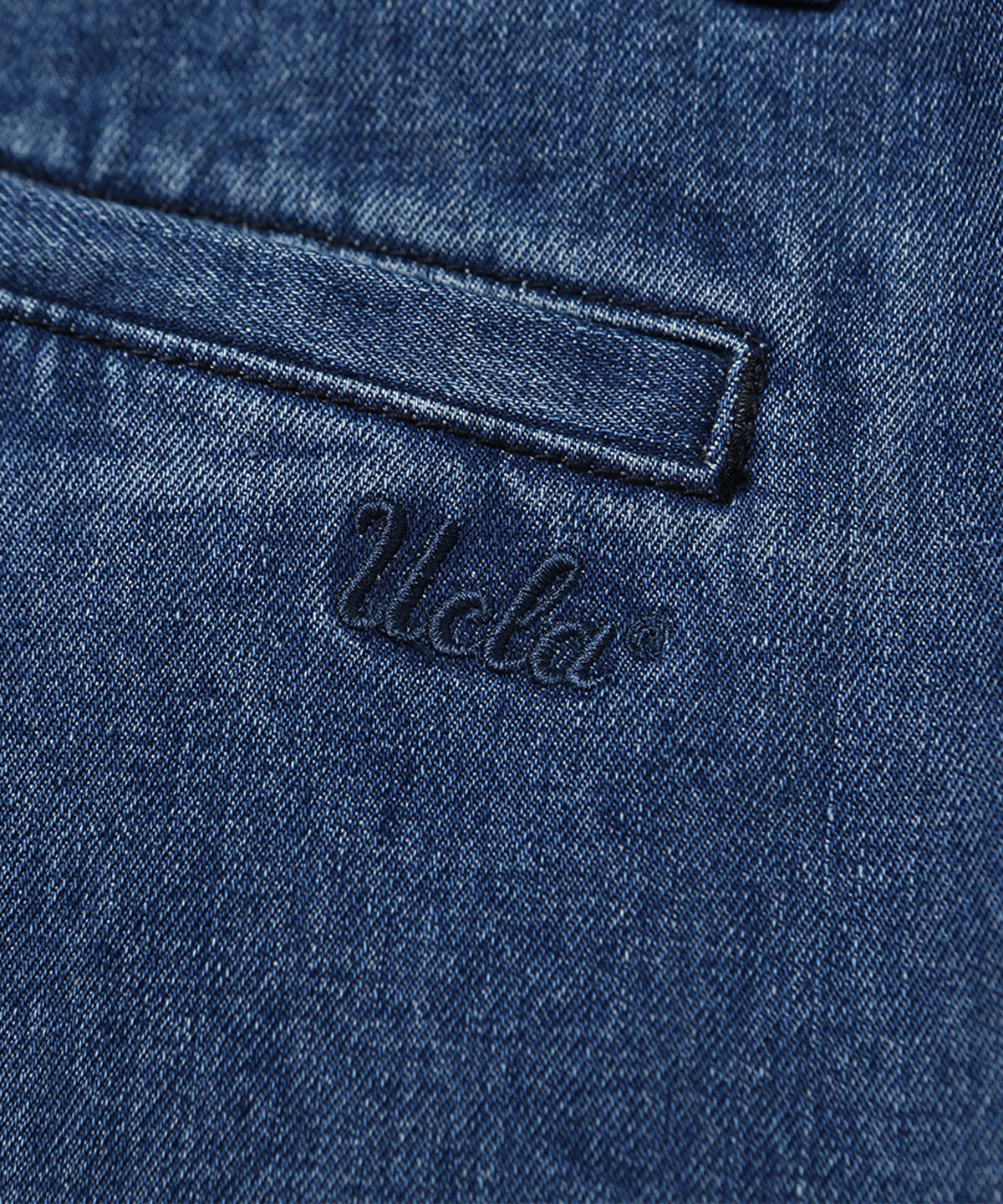 유씨엘에이(UCLA) 남여공용 와이드 핏 데님 카고 팬츠[INDIGO](UZ9DP81_04)