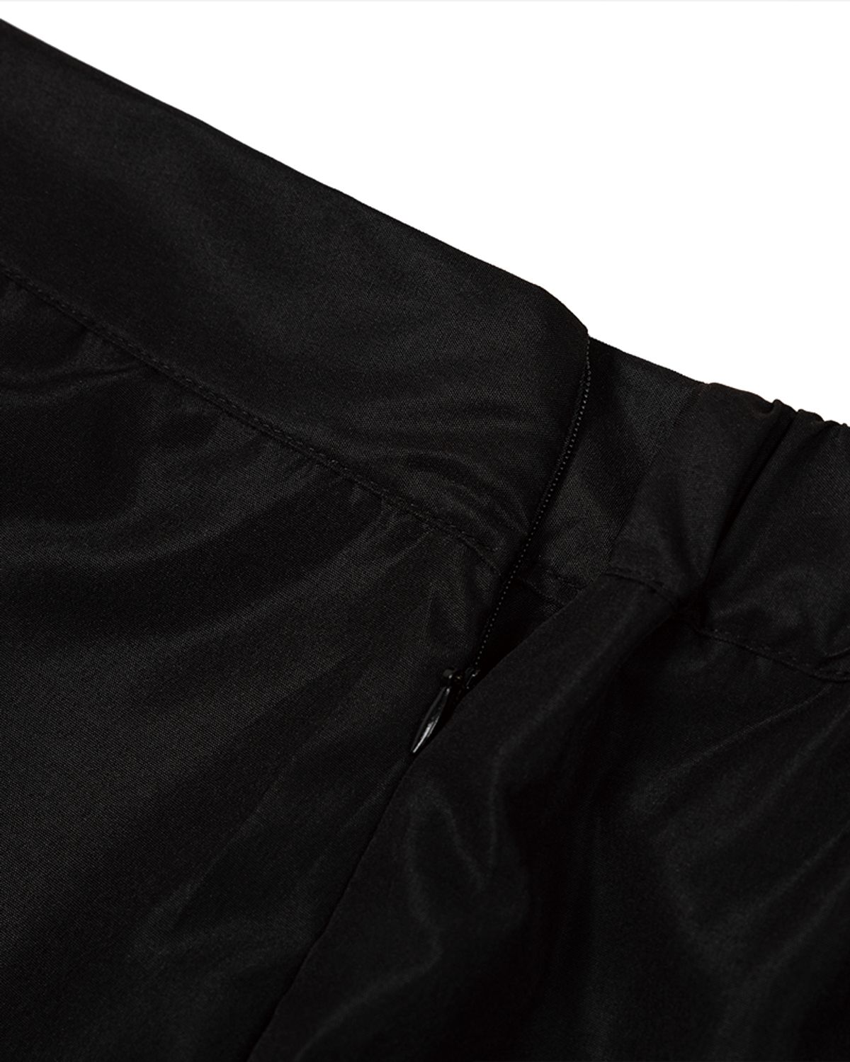 모아(MOAA) 랩 스커트 부츠컷 트라우저 (BLACK)