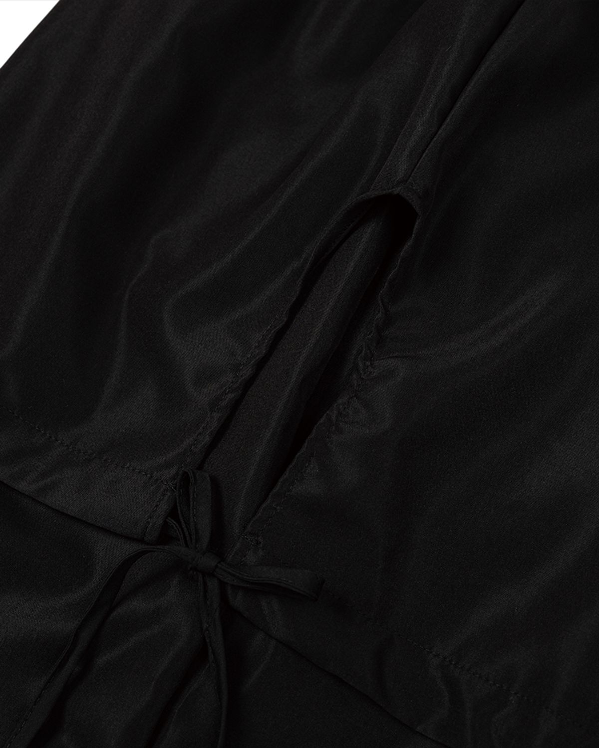 모아(MOAA) 랩 스커트 부츠컷 트라우저 (BLACK)