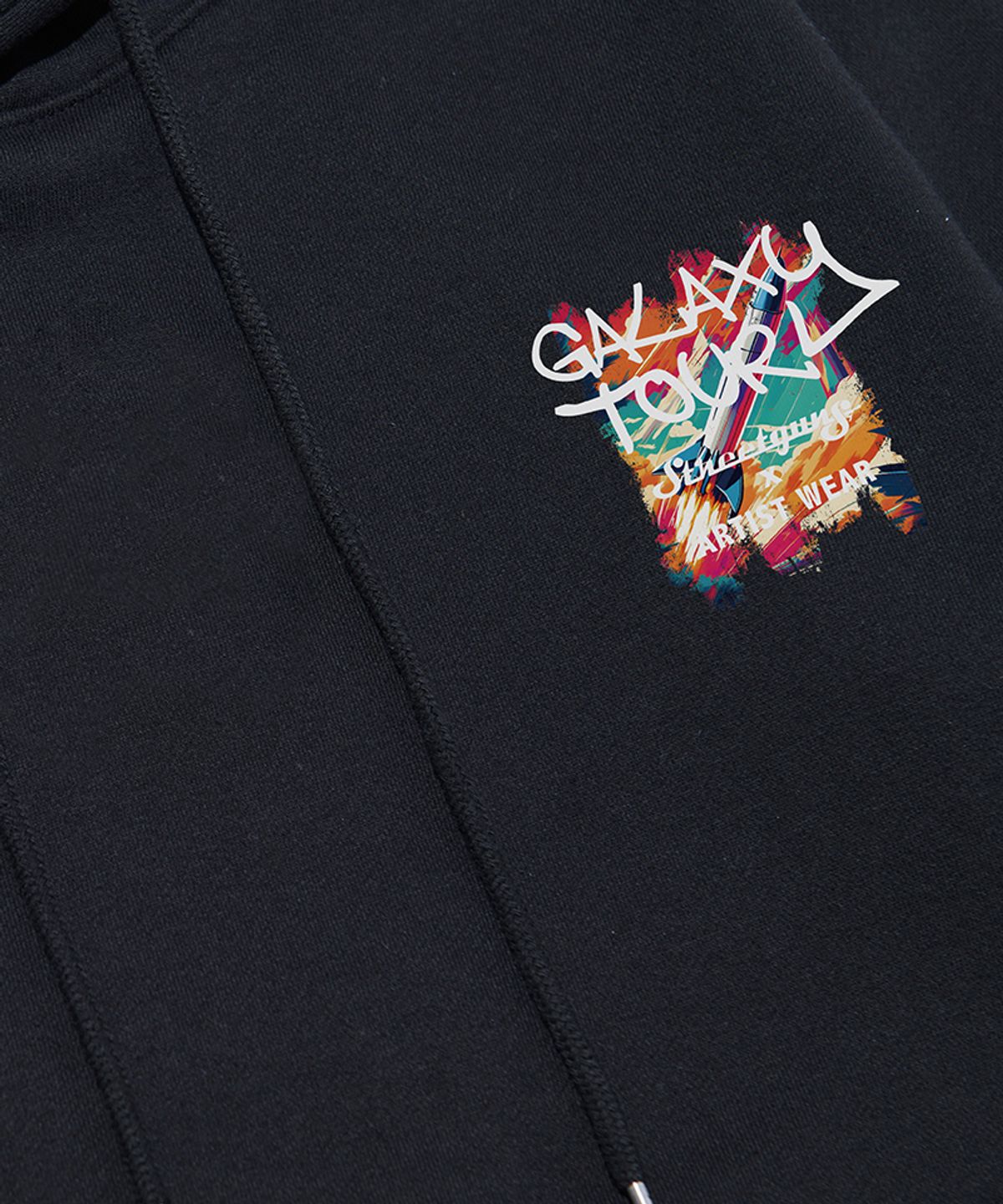 아티스트웨어(ARTISTWEAR) [ATW X 스트릿건즈] 갤럭시투어 후드티