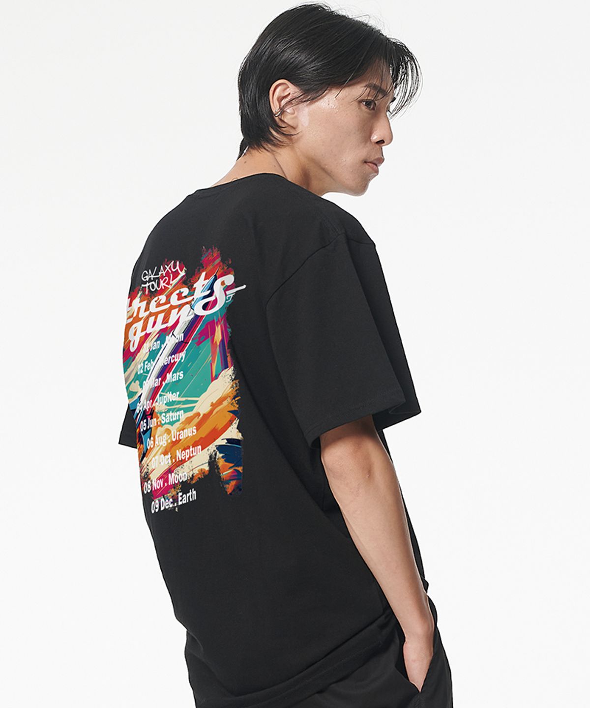 아티스트웨어(ARTISTWEAR) [ATW X 스트릿건즈] 갤럭시투어 반팔티