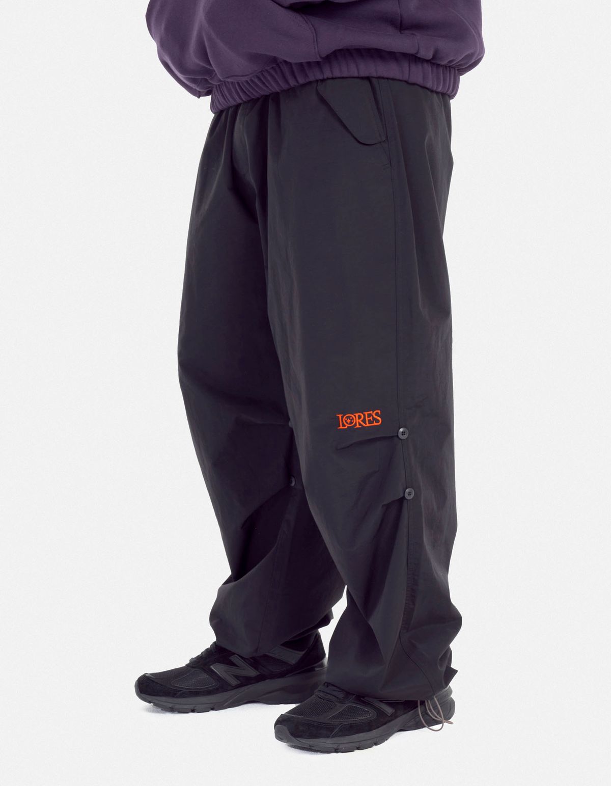 로어즈(LORES) NYCO Drawstring Pants - Black