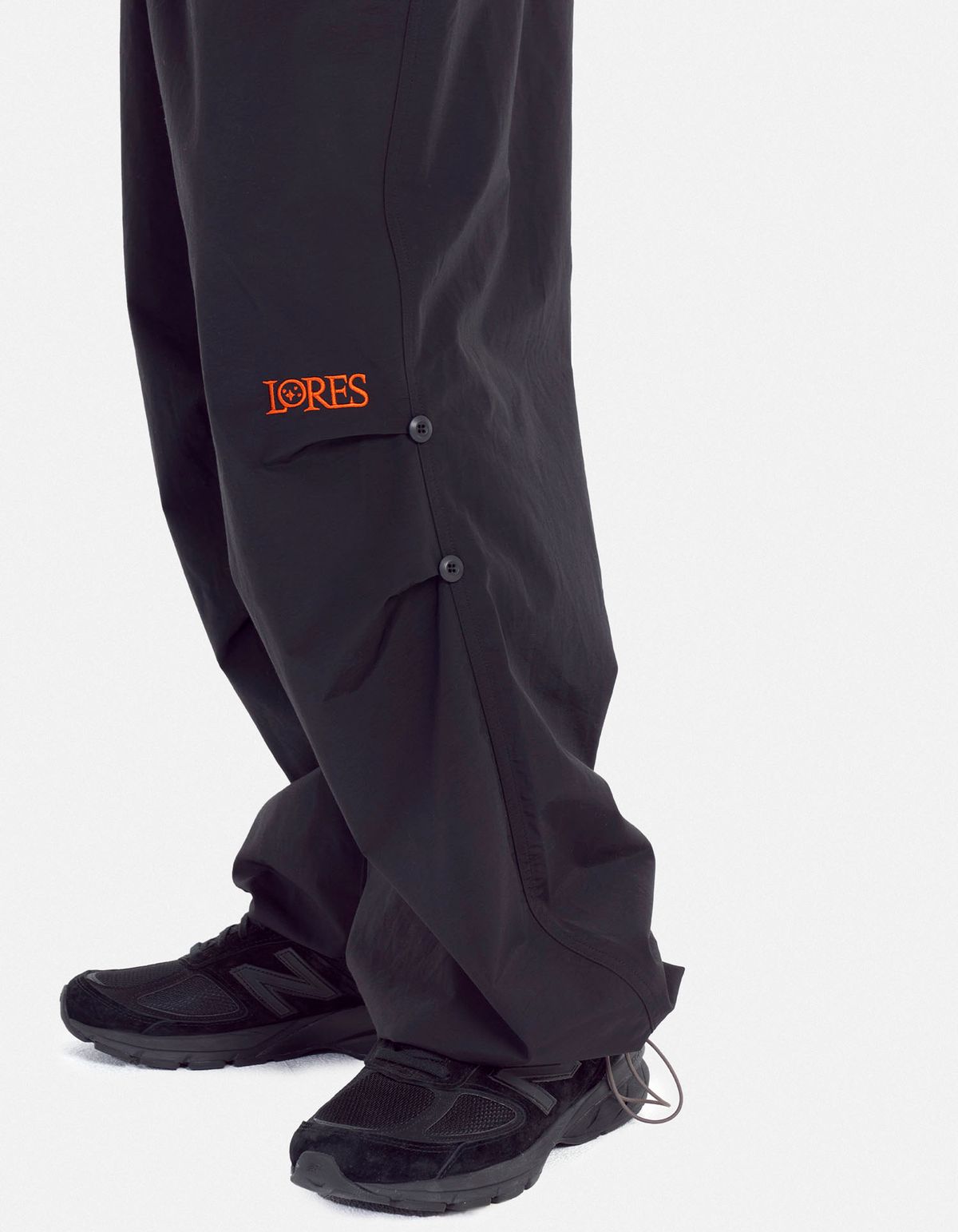 로어즈(LORES) NYCO Drawstring Pants - Black