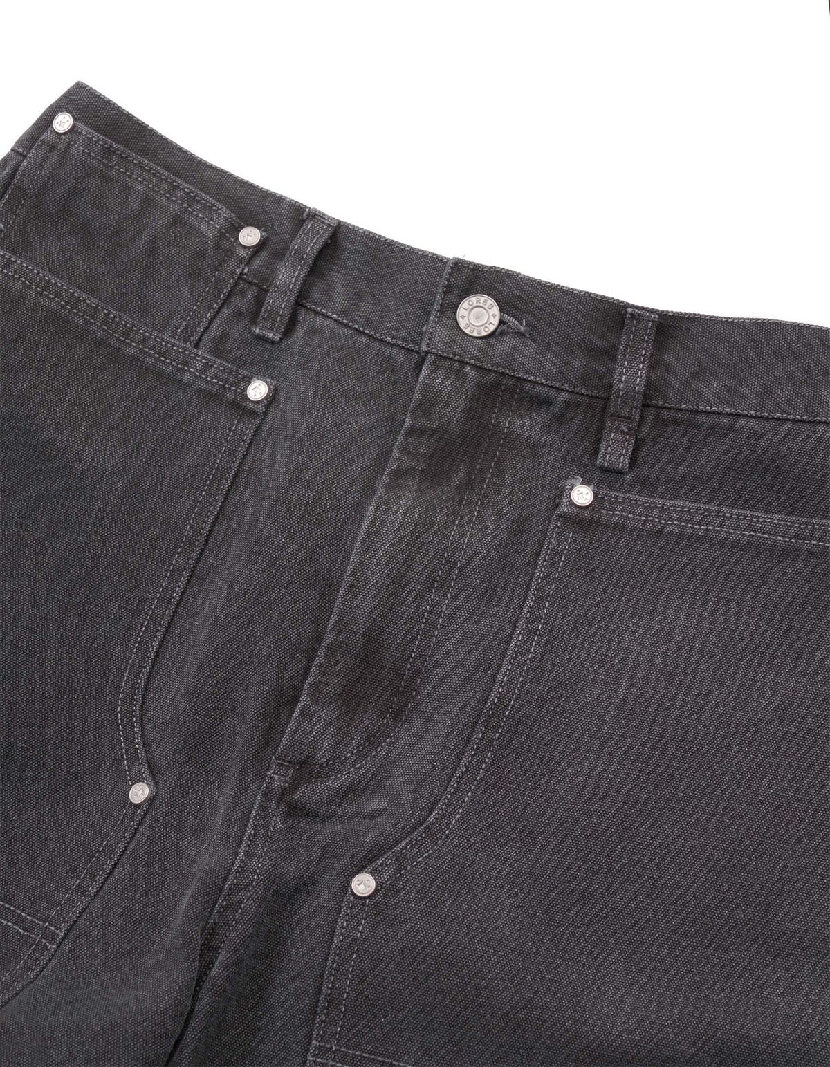 로어즈(LORES) Pigment Dyed Work Pants - Charcoal