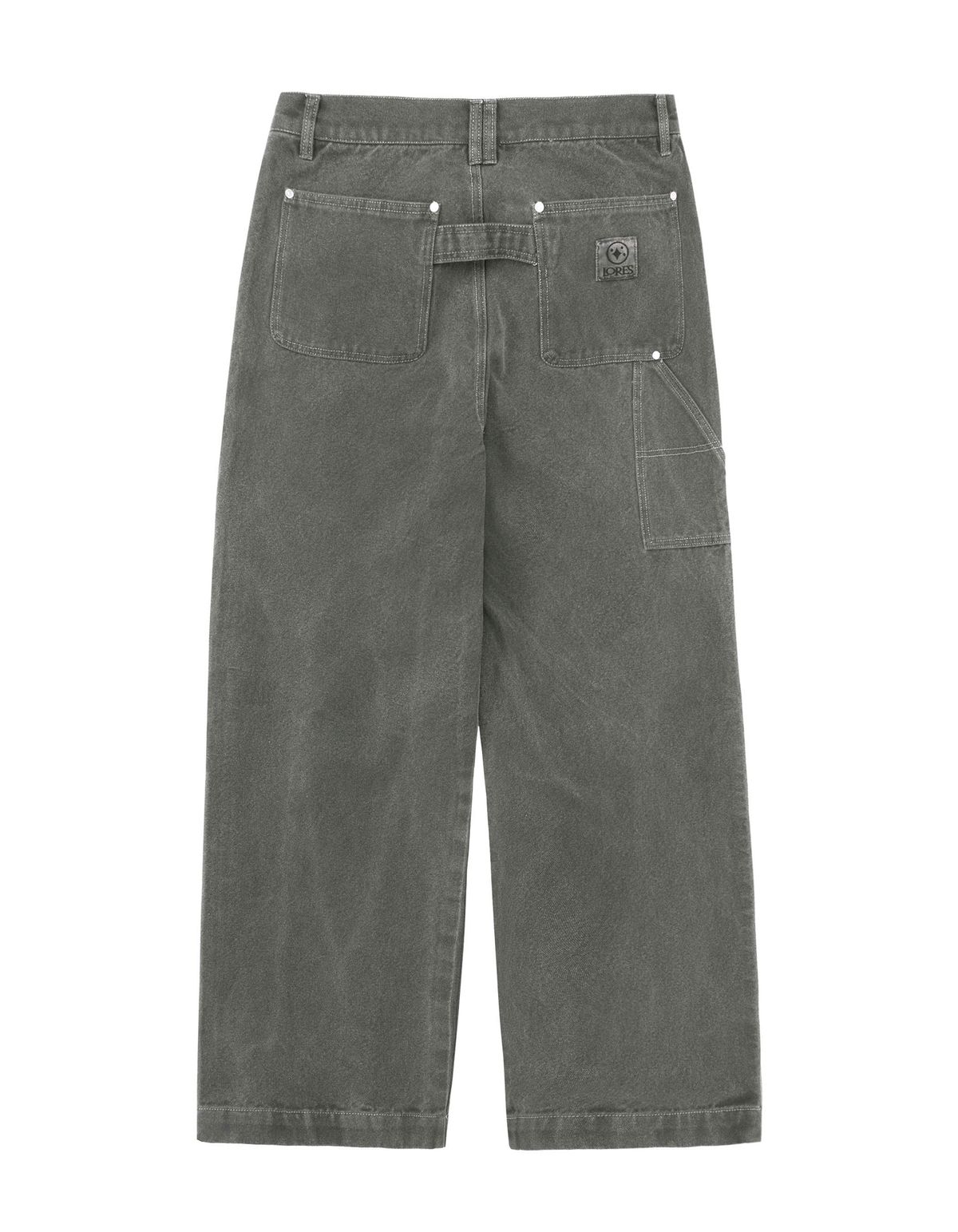 로어즈(LORES) Pigment Dyed Work Pants - Slate