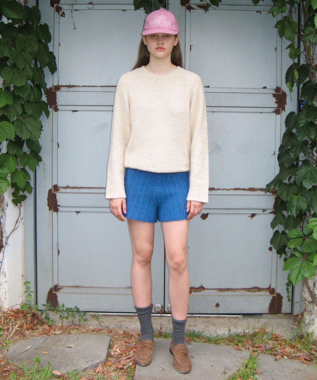 시눈(SINOON) MIXED PULLOVER KNIT (IVORY)