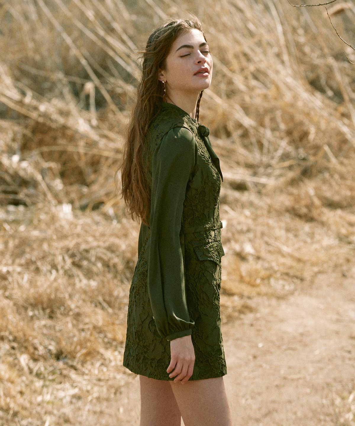 아이스가든에이오공팔(ICE GARDEN A.508) Jacquard Sleeveless Dress