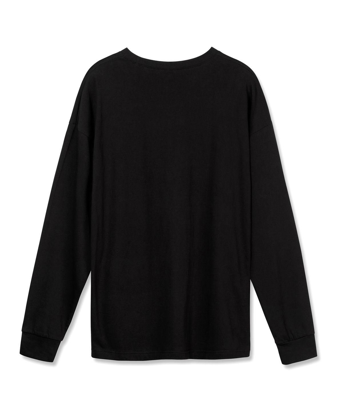 비콰이엇(B QUIET) OVERSIZED LONG SLEEVE TSHIRTS_BLACK