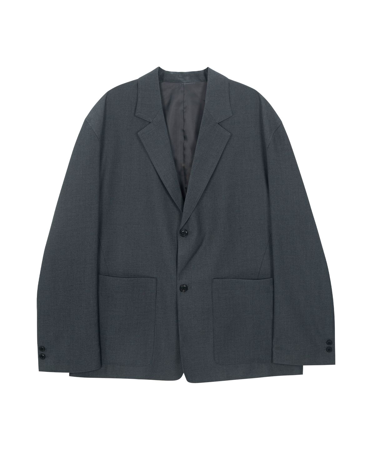 엔도어(ENDOOR) CTO two button jacket (charcoal)