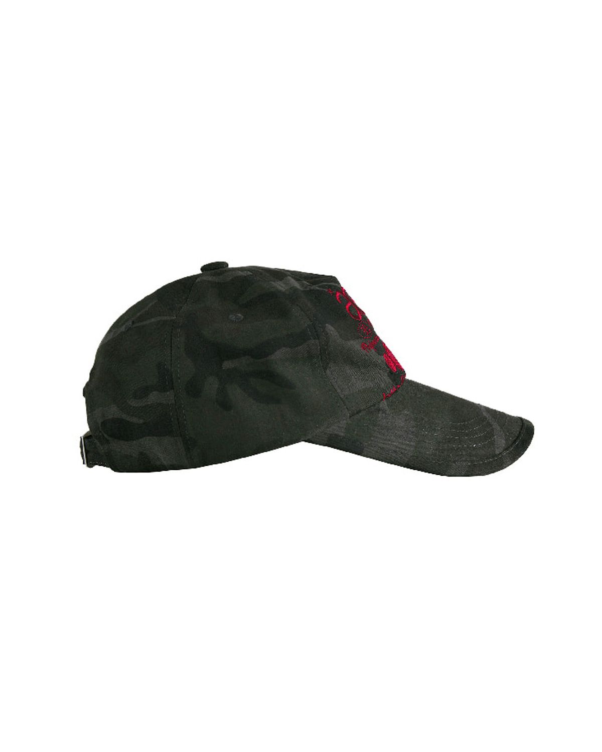 에이이에이이(AEAE) WEB LOGO CAMO 5 PANNEL CAP - [BLACK]