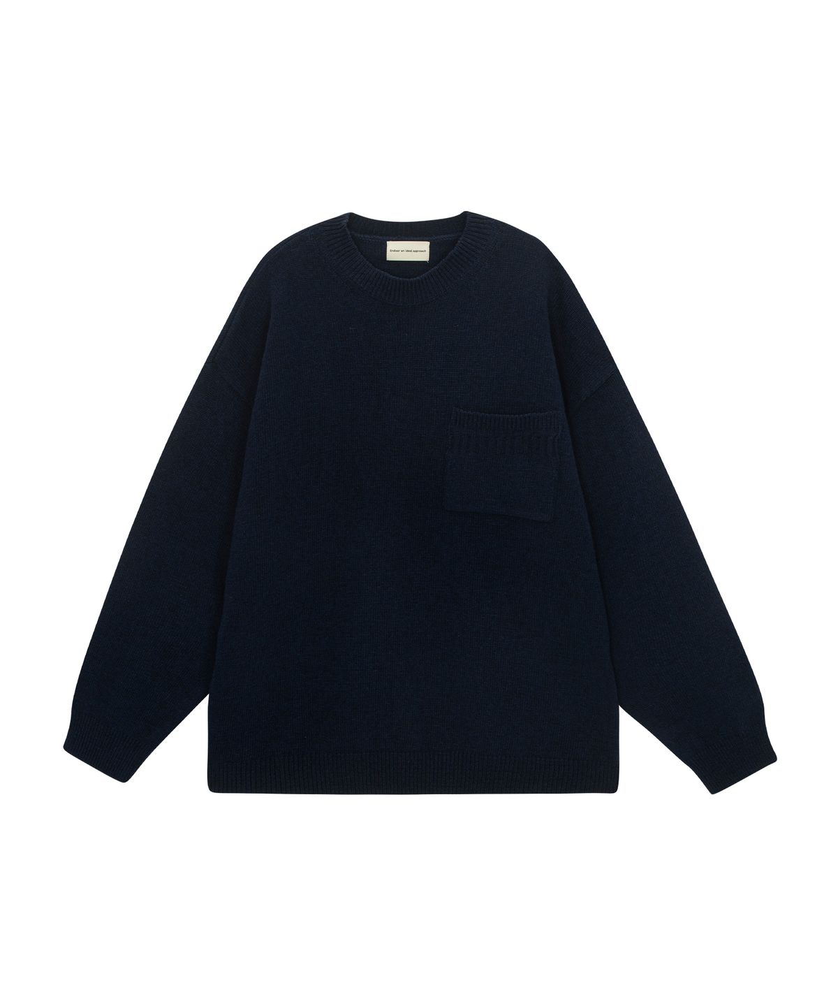 엔도어(ENDOOR) Lambswool crewneck knit (navy)