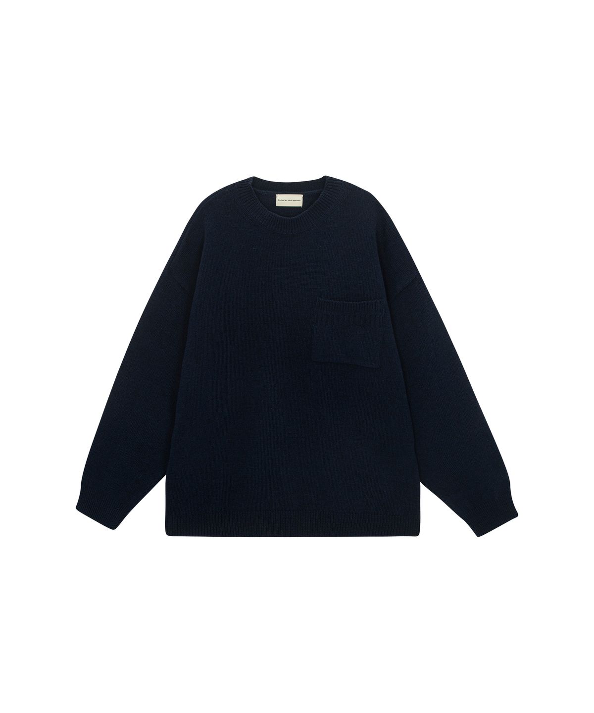 엔도어(ENDOOR) Lambswool crewneck knit (navy)