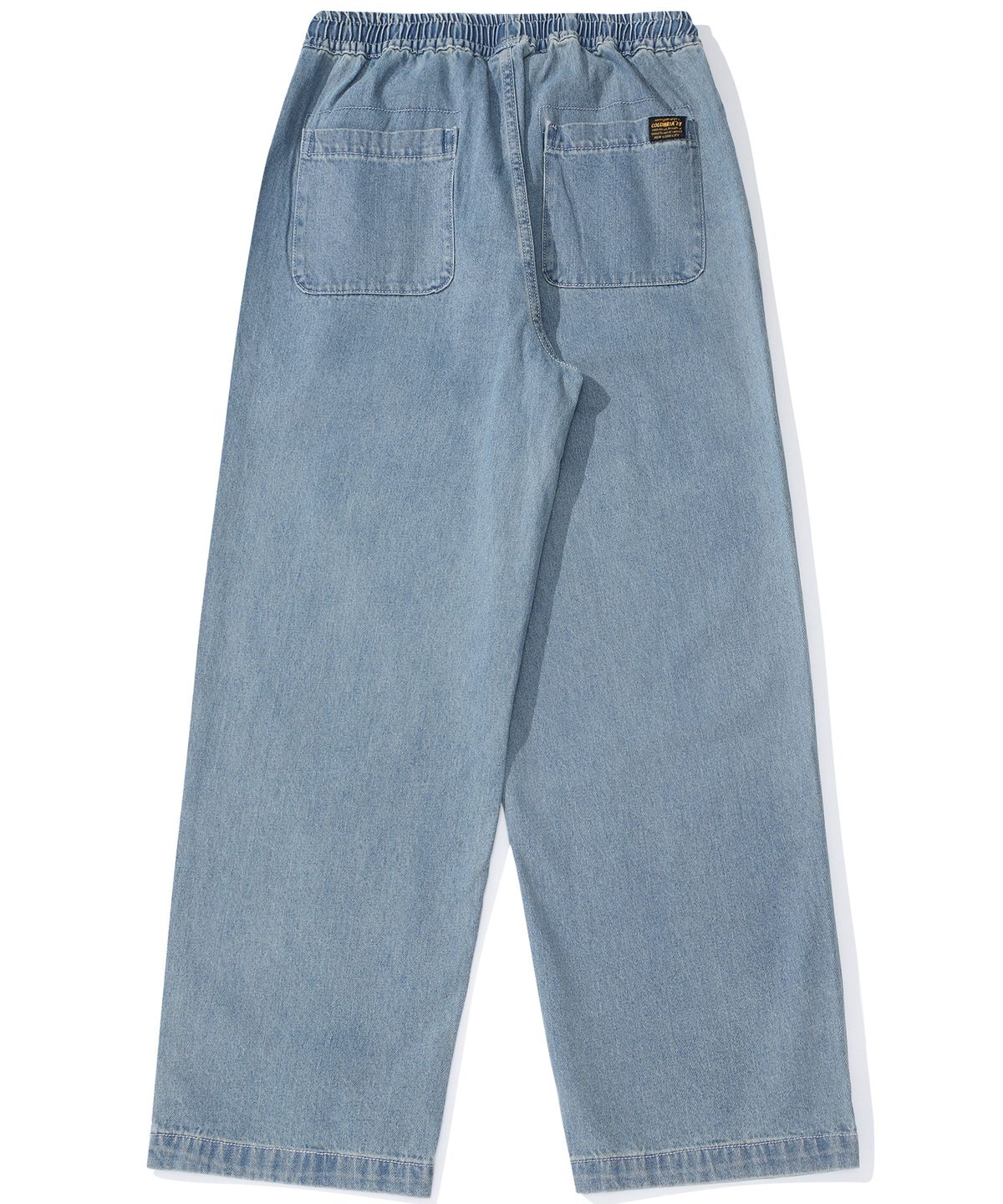 컬럼비아 유니버시티(COLUMBIA UNIVERSITY) M-LABEL LOOSE-FIT DENIM PINTUCK PANTS 라이트진