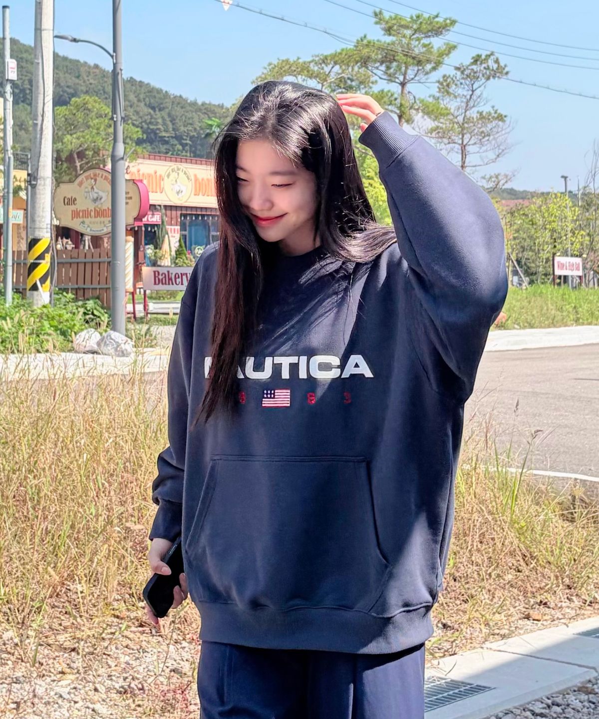 노티카(NAUTICA) 83플래그 스웨트셔츠(네이비) NSW4625NAZ