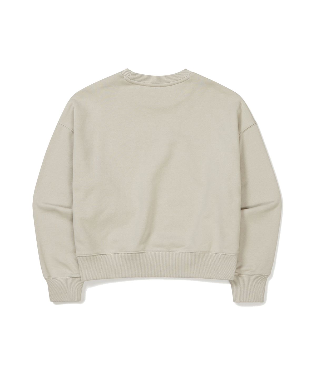스노우피크 어패럴(SNOWPEAK APPAREL) 랜드 우먼스 우븐 포켓 기모 맨투맨 Light Beige (S23FWFHT62)