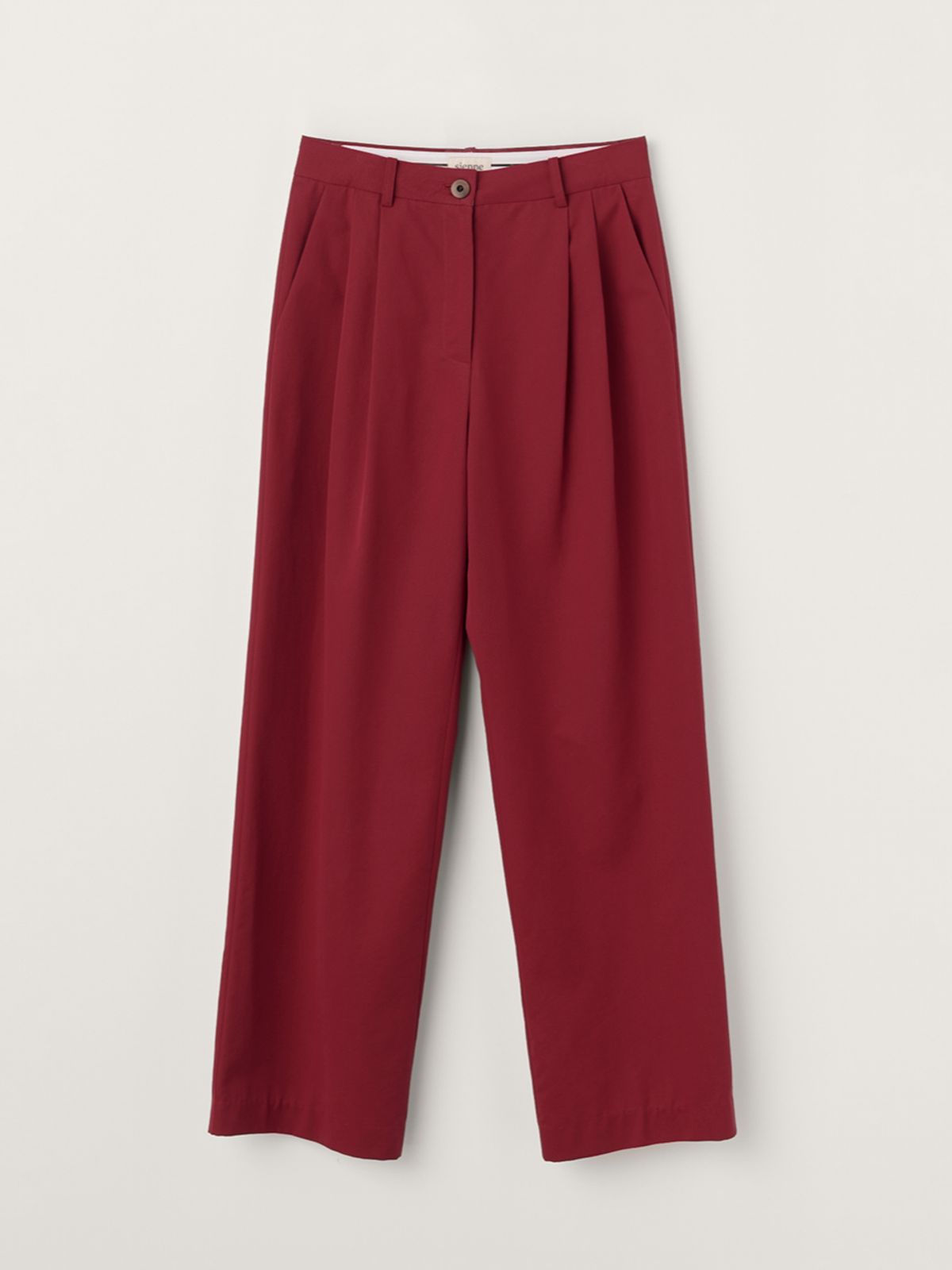 시엔느(SIENNE) Martin Tuck Pants (Red)