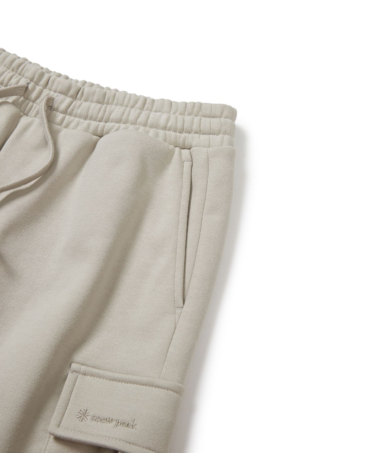 스노우피크 어패럴(SNOWPEAK APPAREL) 랜드 우먼스 투 포켓 기모 조거 팬츠 Light Beige (S23FWFFP61)