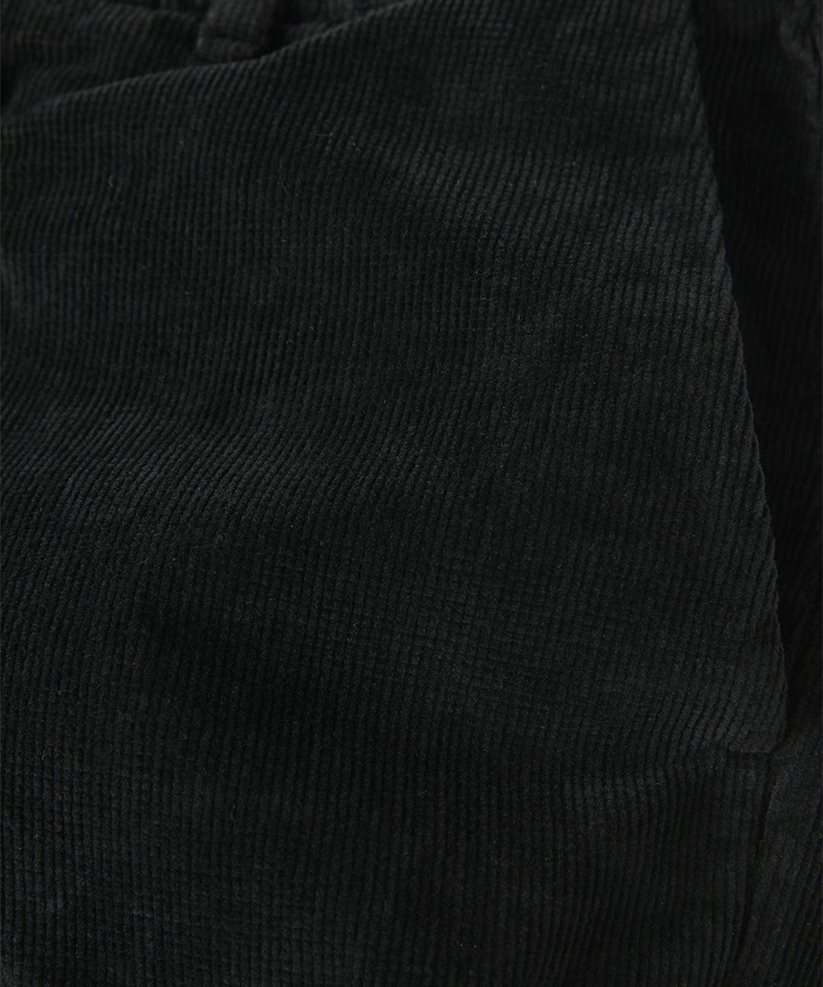 빠니깔레(PANICALE) 블랙 슬림 핏 세골 코듀로이 카고 팬츠