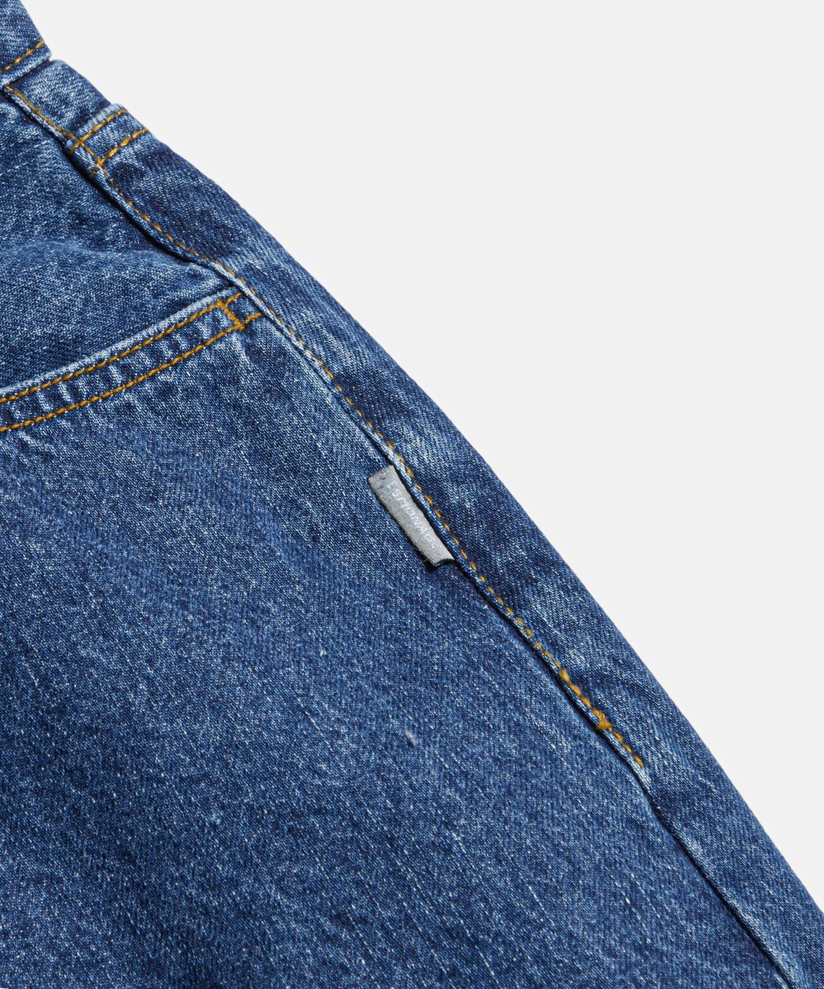 에스피오나지(ESPIONAGE) Cliff Relaxed Denim Pants Mid Indigo