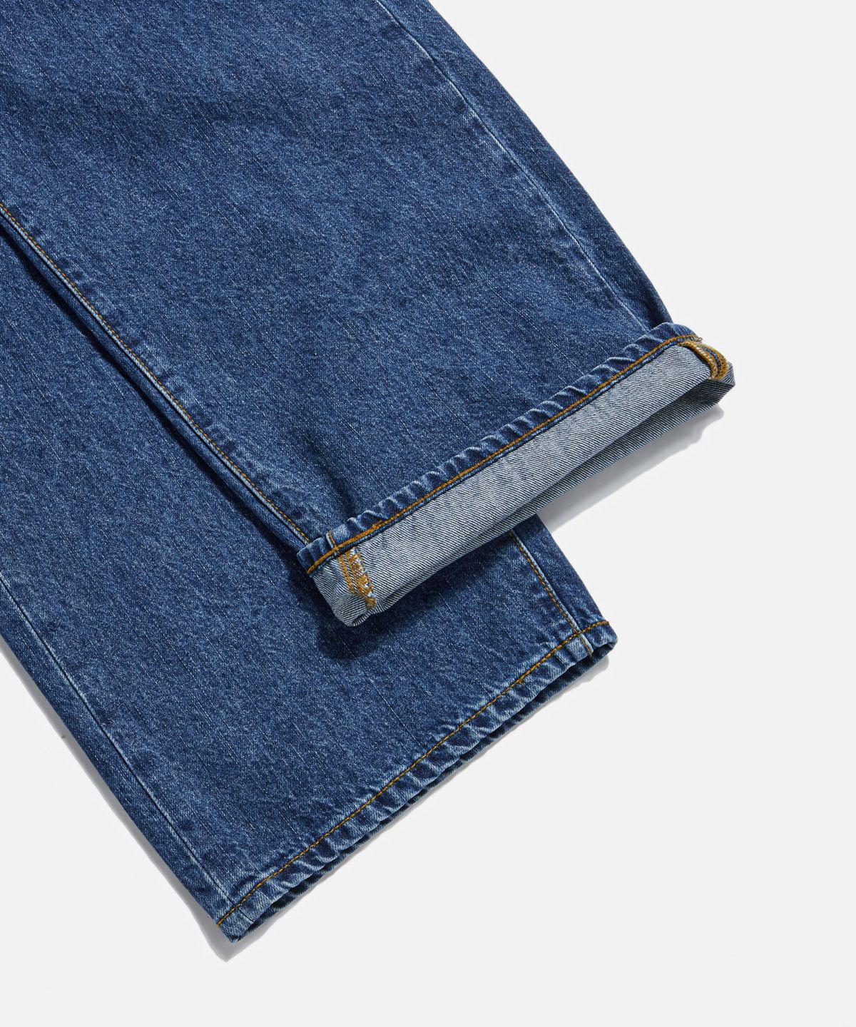 에스피오나지(ESPIONAGE) Cliff Relaxed Denim Pants Mid Indigo