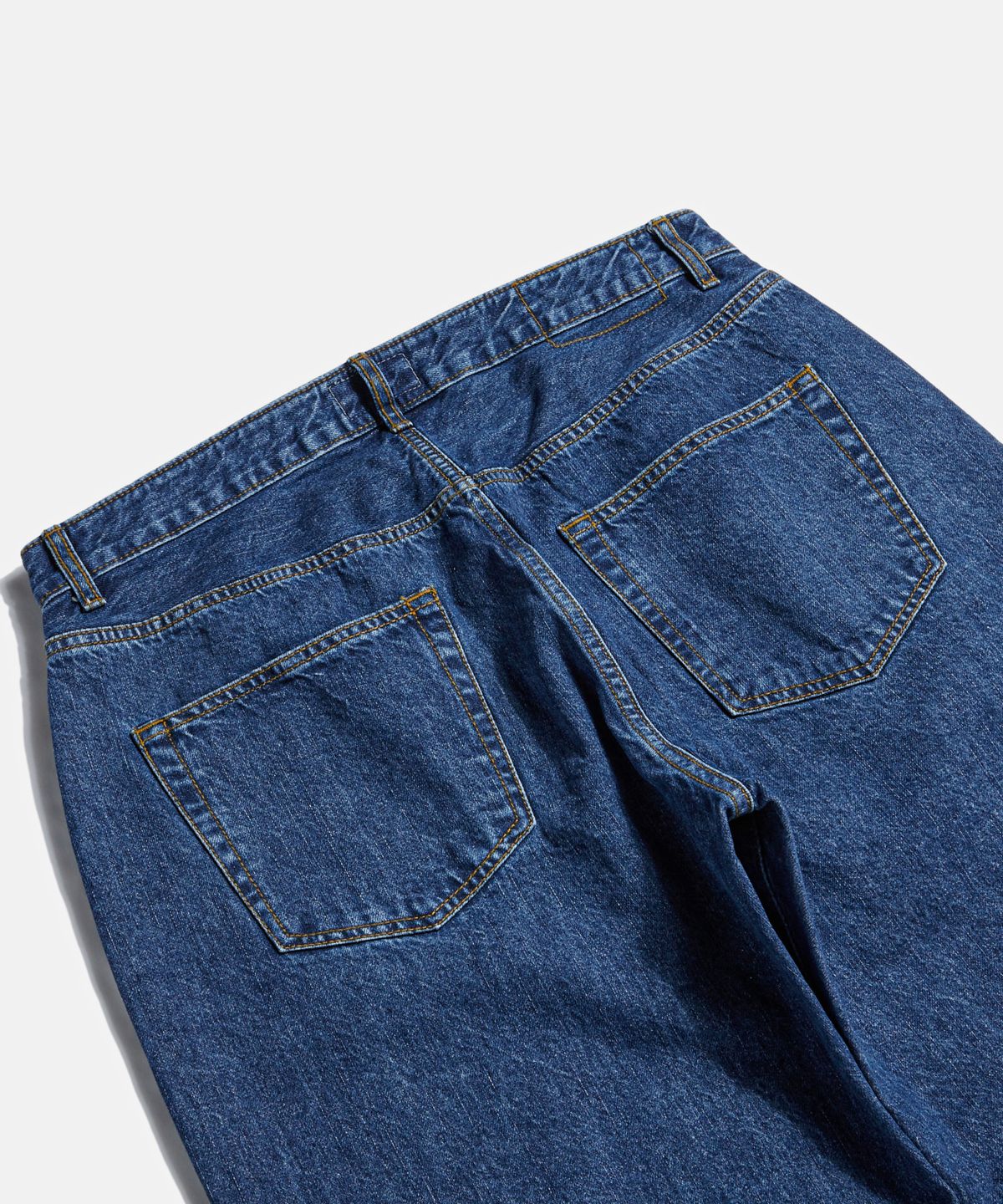 에스피오나지(ESPIONAGE) Cliff Relaxed Denim Pants Mid Indigo