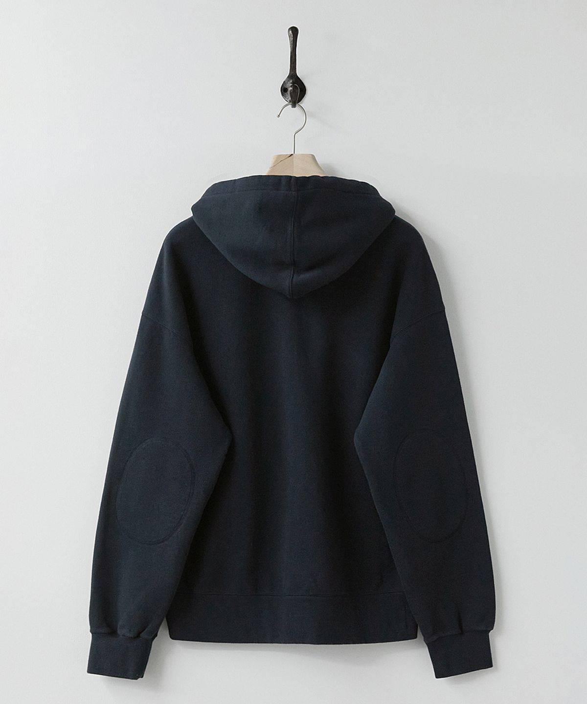 러프사이드(ROUGHSIDE) Oversized Zip Up Hoodie Navy