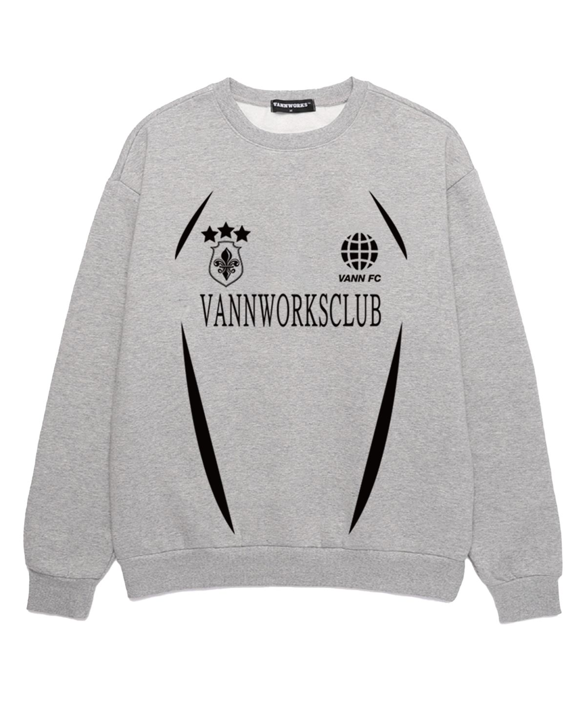 밴웍스(VANNWORKS) [2PACK] 블록코어 유니크 맨투맨 티셔츠 (VLS0003S)