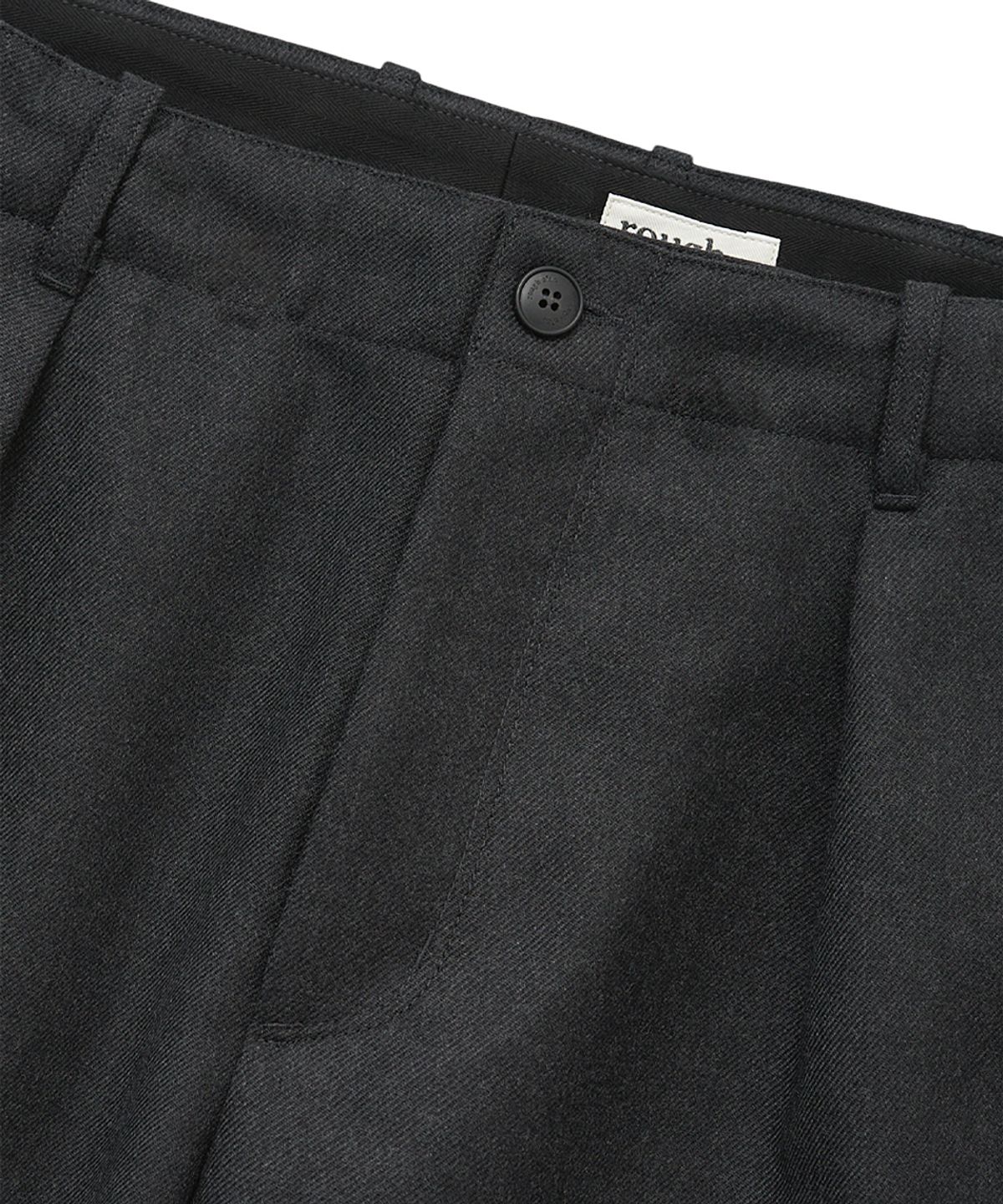 러프사이드(ROUGHSIDE) Reporter Pants Charcoal