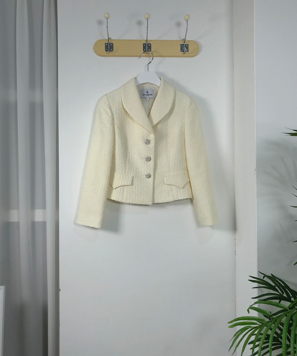 아이스가든에이오공팔(ICE GARDEN A.508) Jacquard Wool Blend Jacket