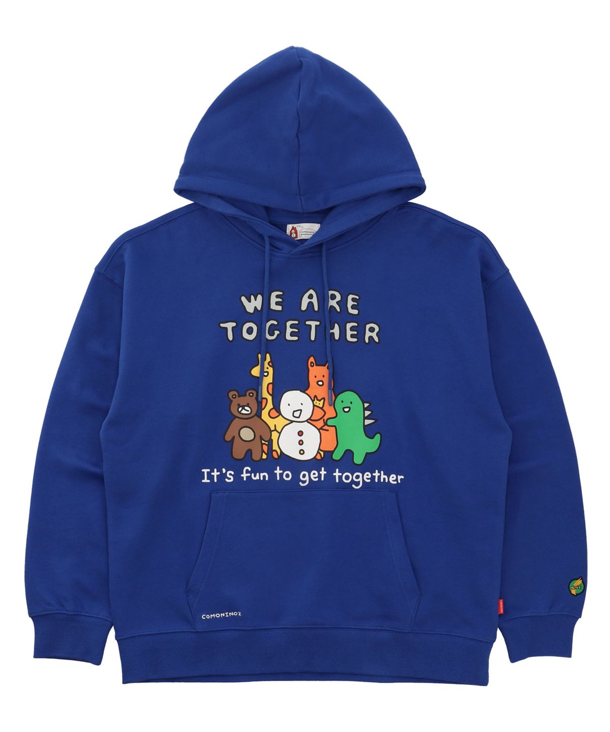 꼬모니노즈(COMONINOZ) NNE TOGETHER HOODIE [BLUE]