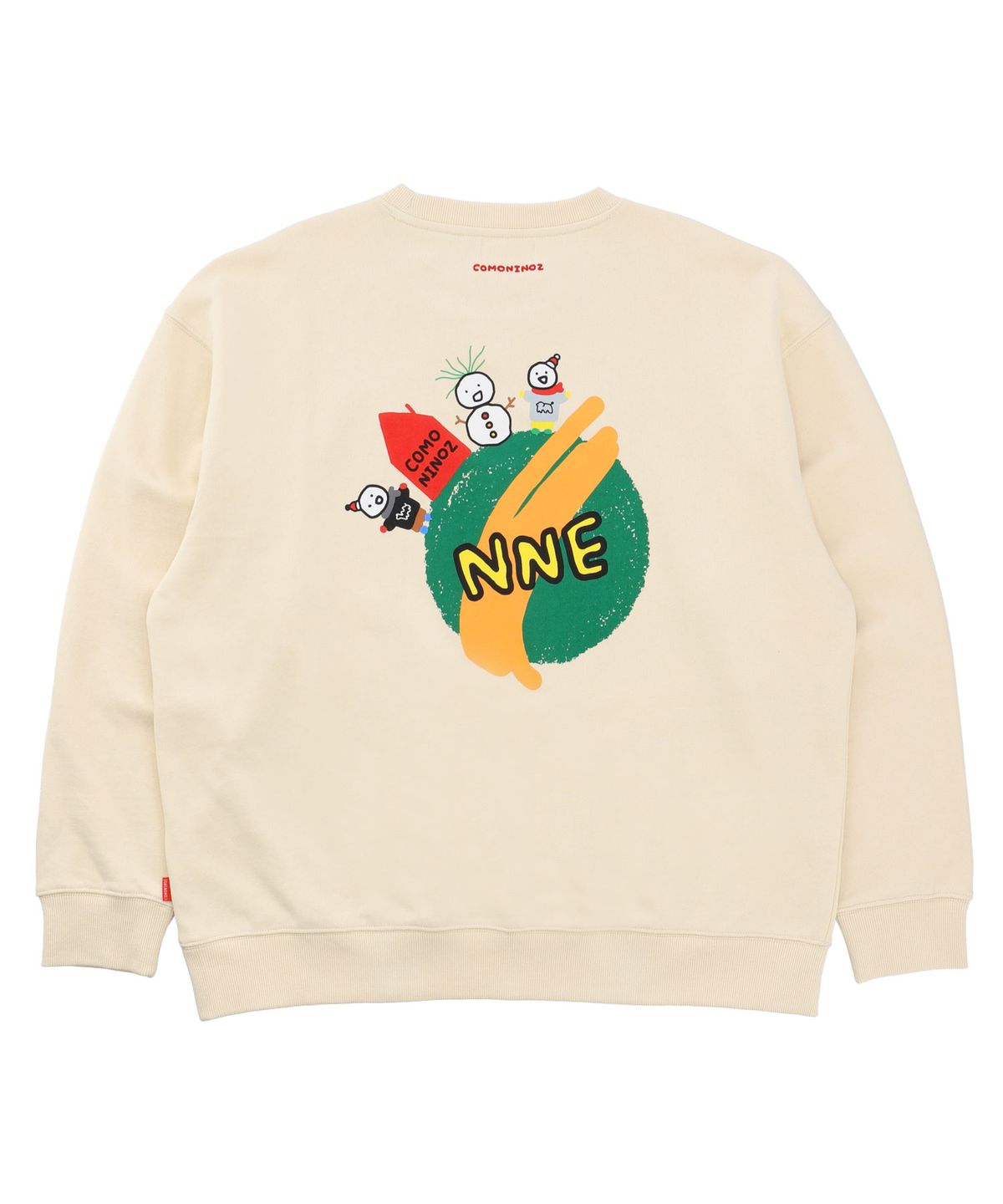 꼬모니노즈(COMONINOZ) NNE WORLDWIDE SWEATSHIRTS [CREAM]