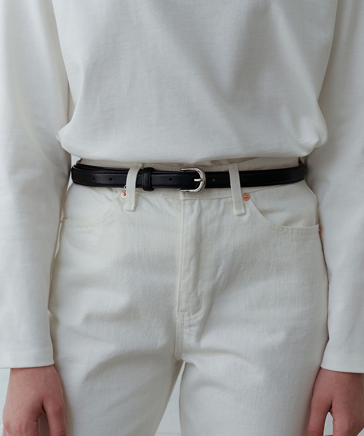 유라고(URAGO) Basic leather belt