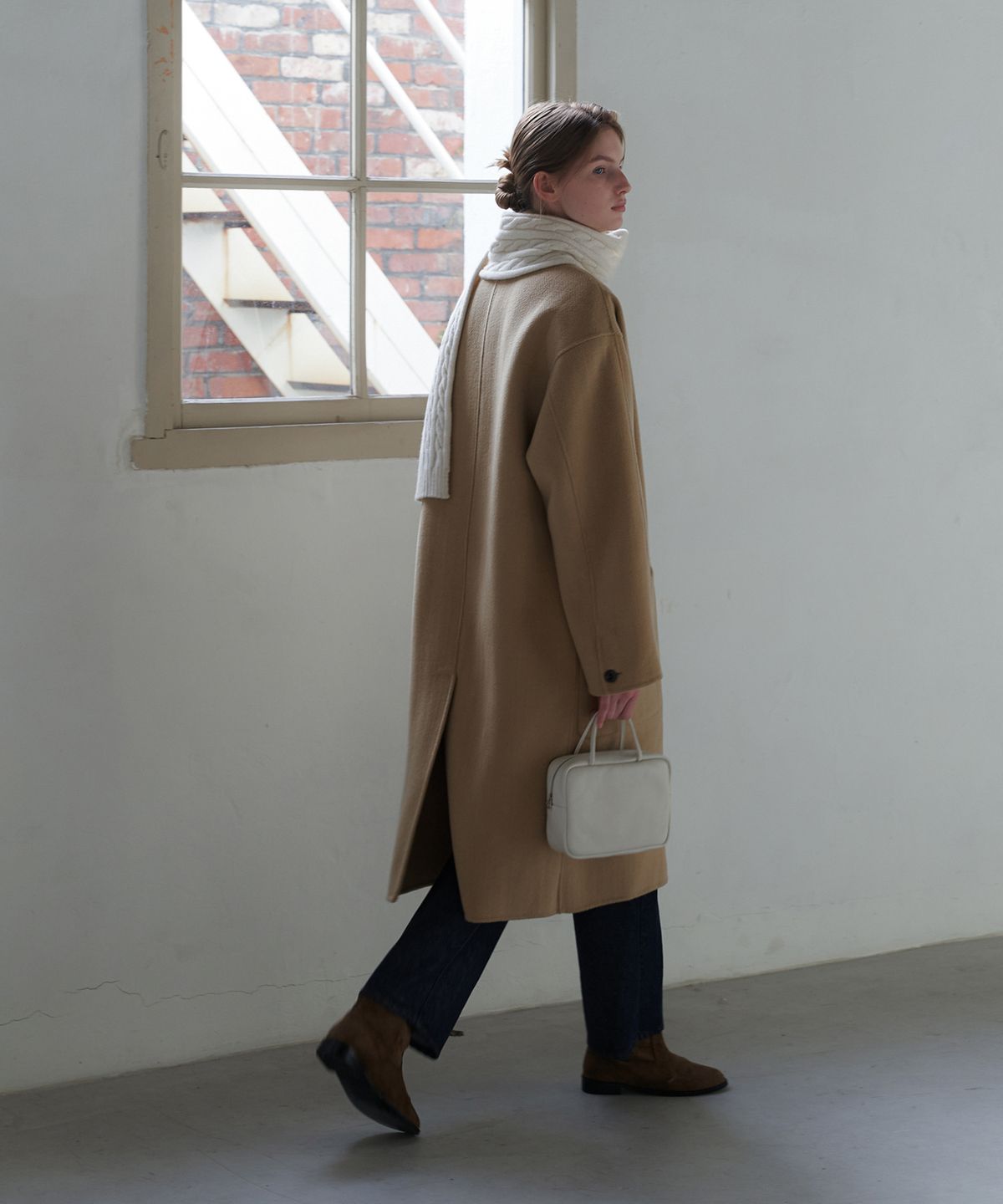 유라고(URAGO) Square top handle bag