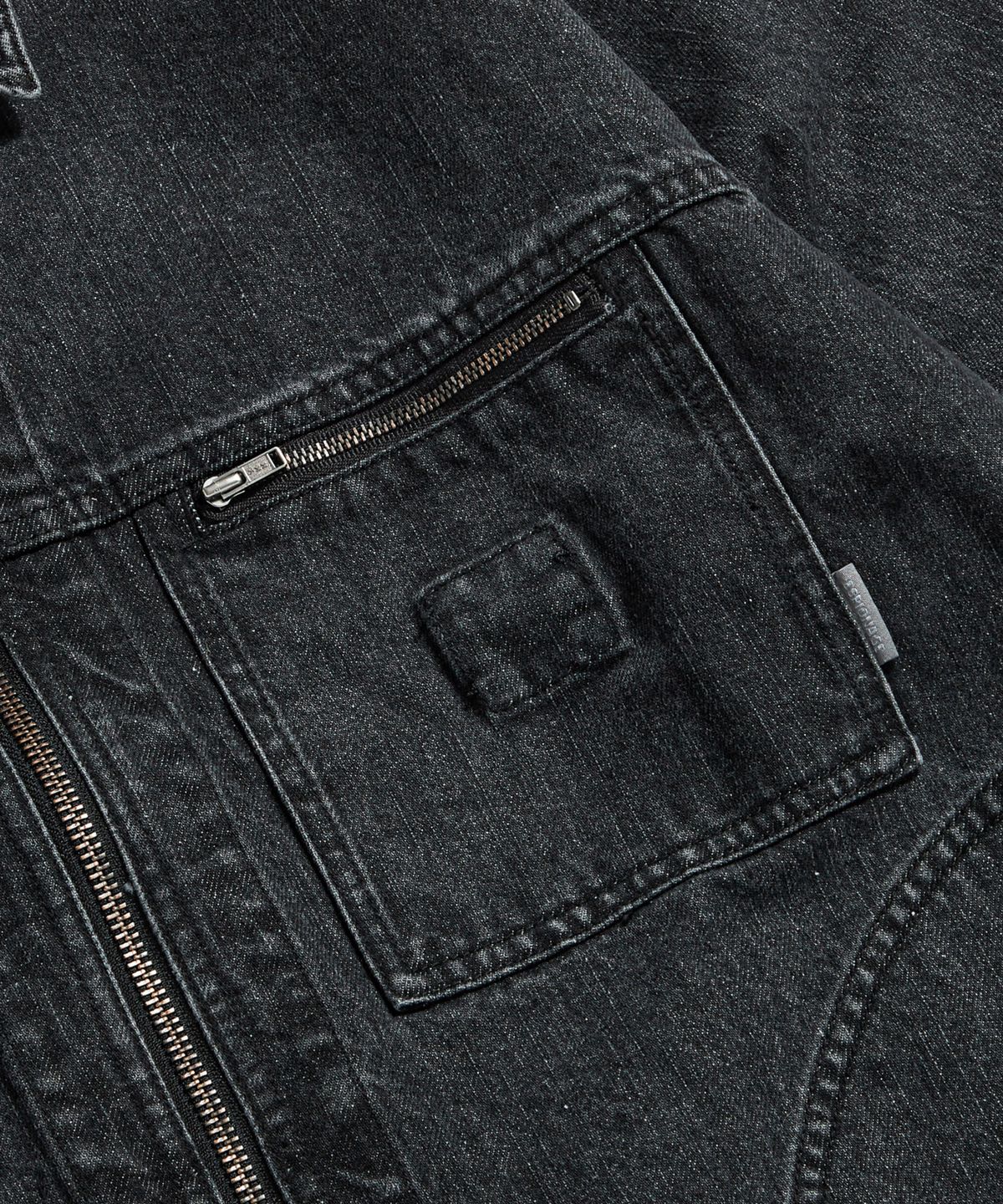에스피오나지(ESPIONAGE) Denim Work Jacket Washed Black