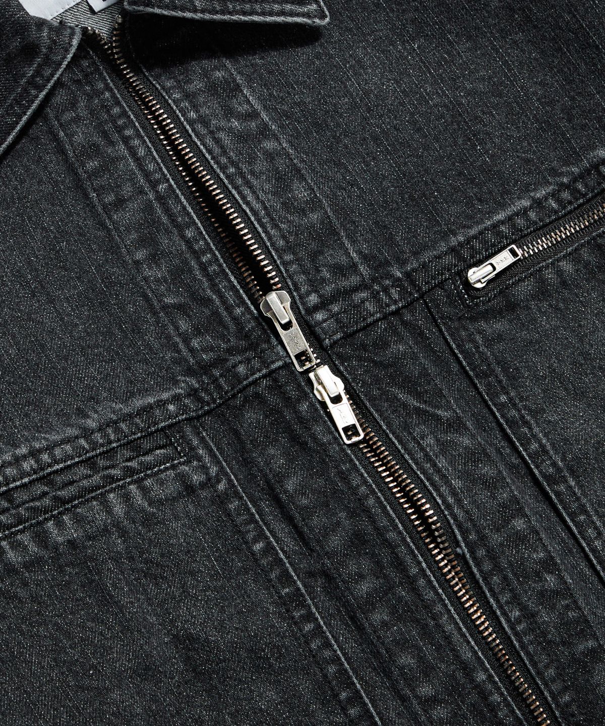 에스피오나지(ESPIONAGE) Denim Work Jacket Washed Black