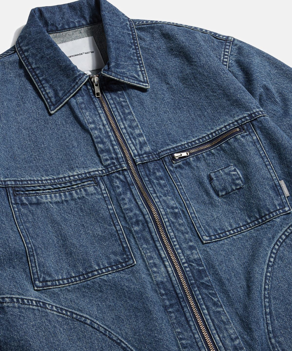 에스피오나지(ESPIONAGE) Denim Work Jacket Washed Indigo