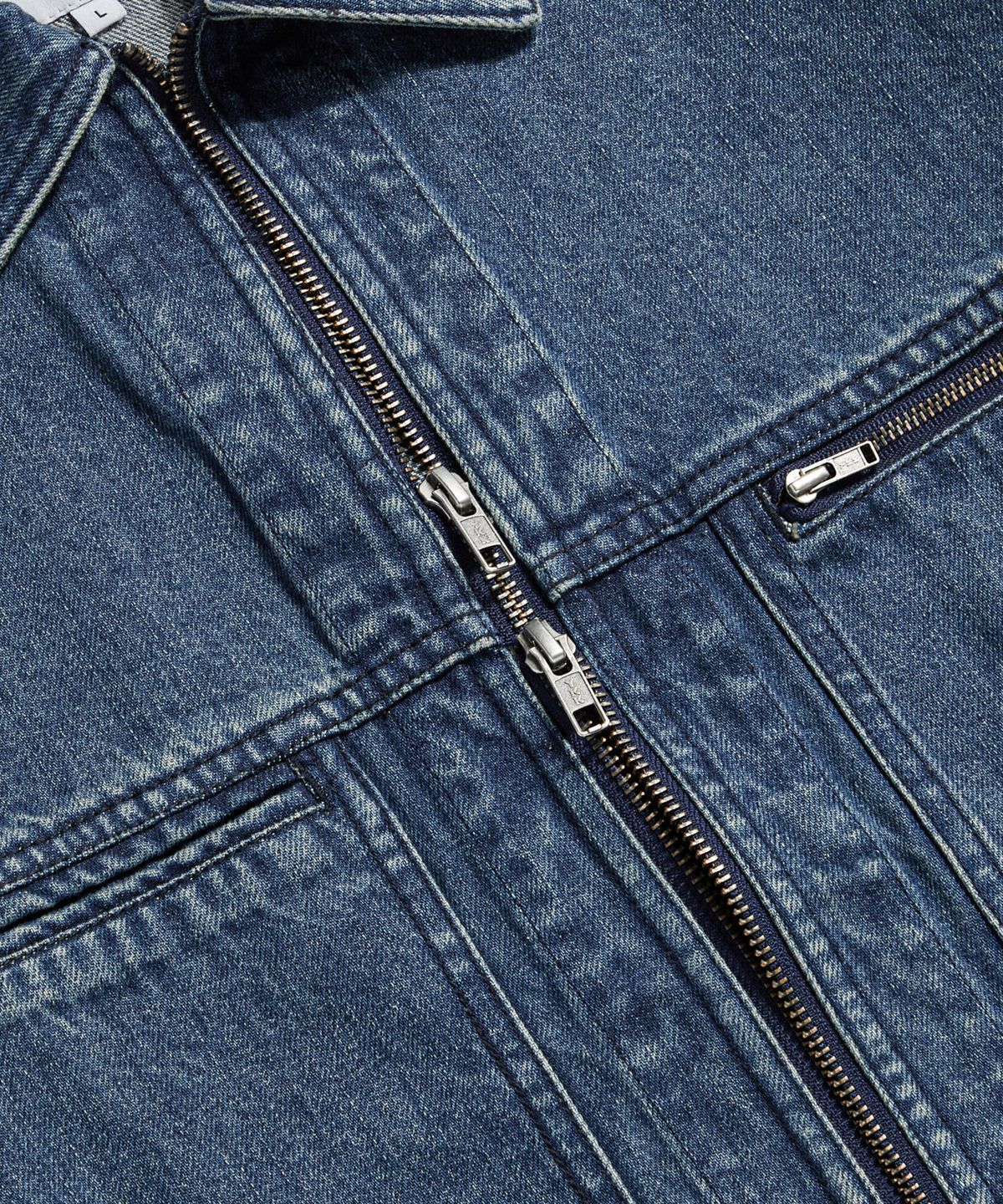 에스피오나지(ESPIONAGE) Denim Work Jacket Washed Indigo