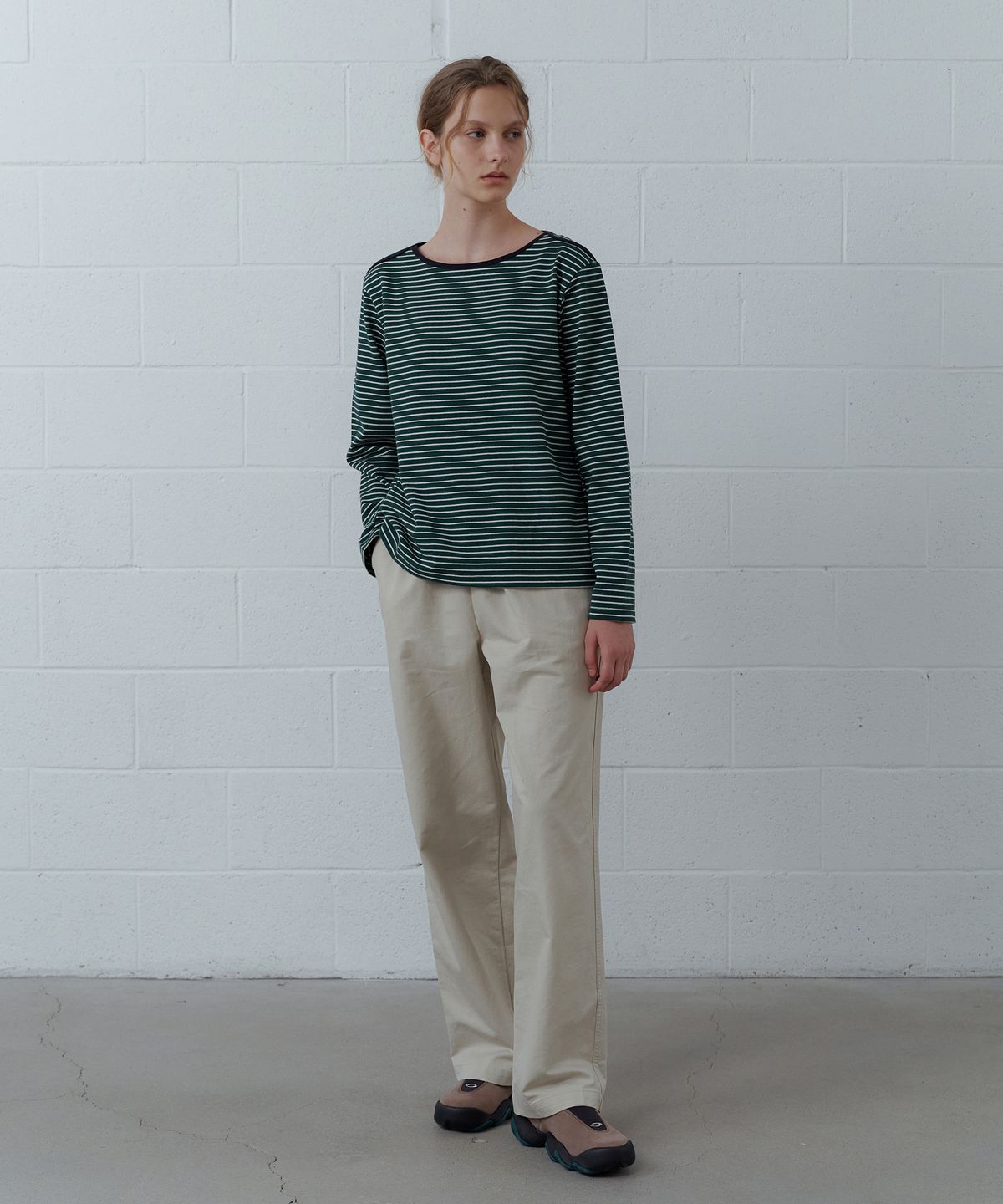 유라고(URAGO) Mary boatneck t-shirt