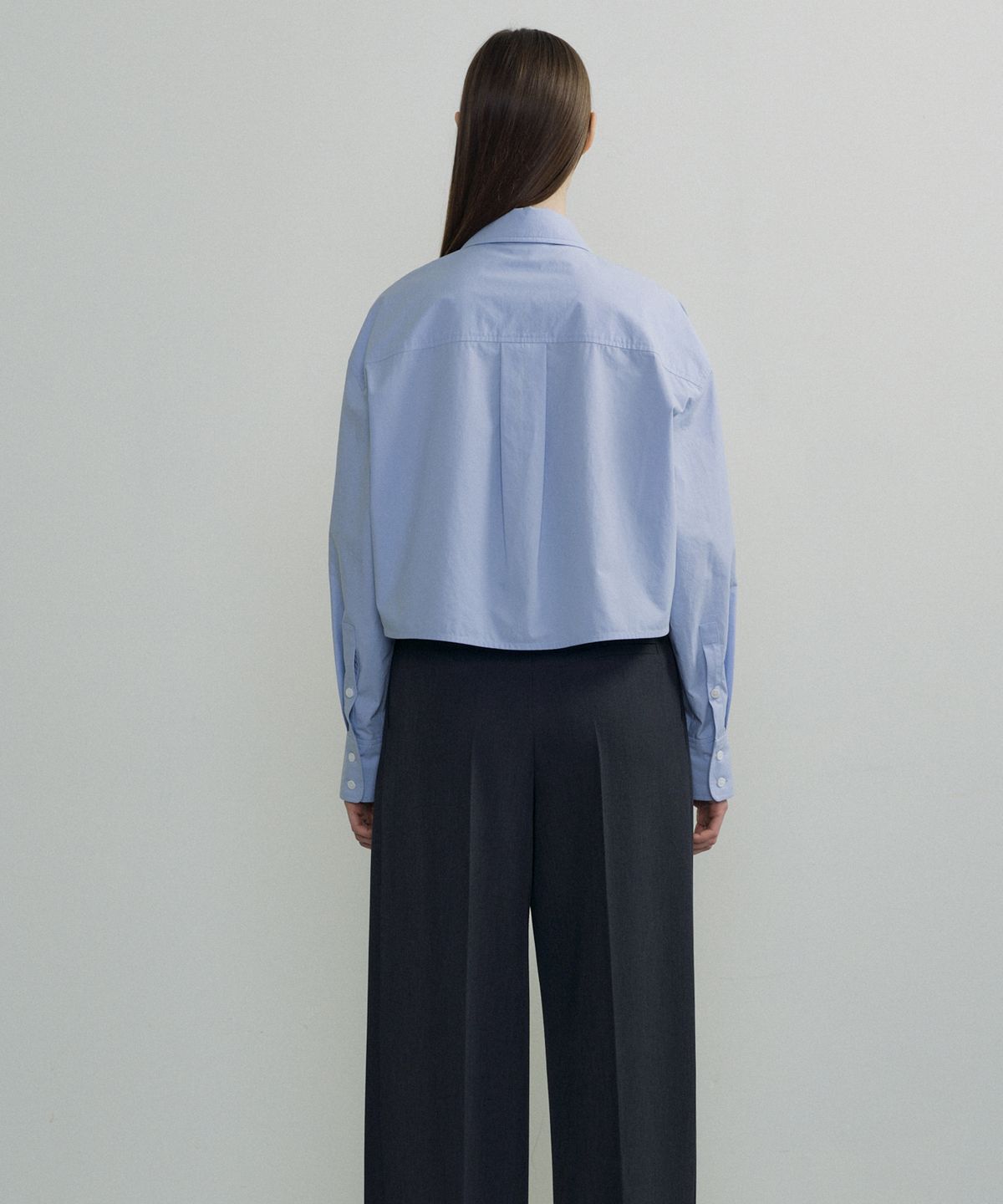 오떼뜨(OCTETTE) COTTON CROP SHIRT_2COLOR