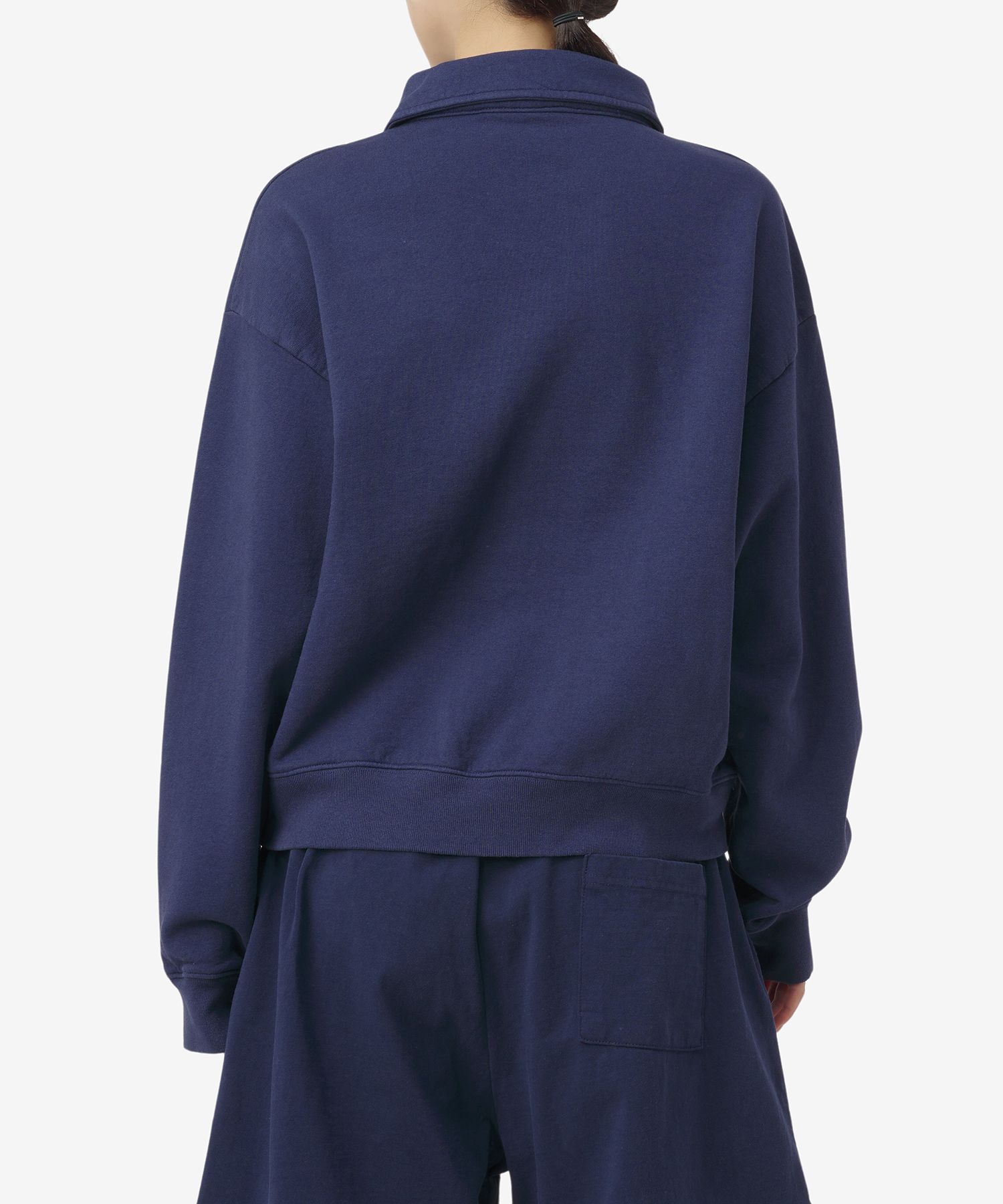 MUSINSA | SPORTY&RICH Rizzoli Tennis Polo Shirt - Navy