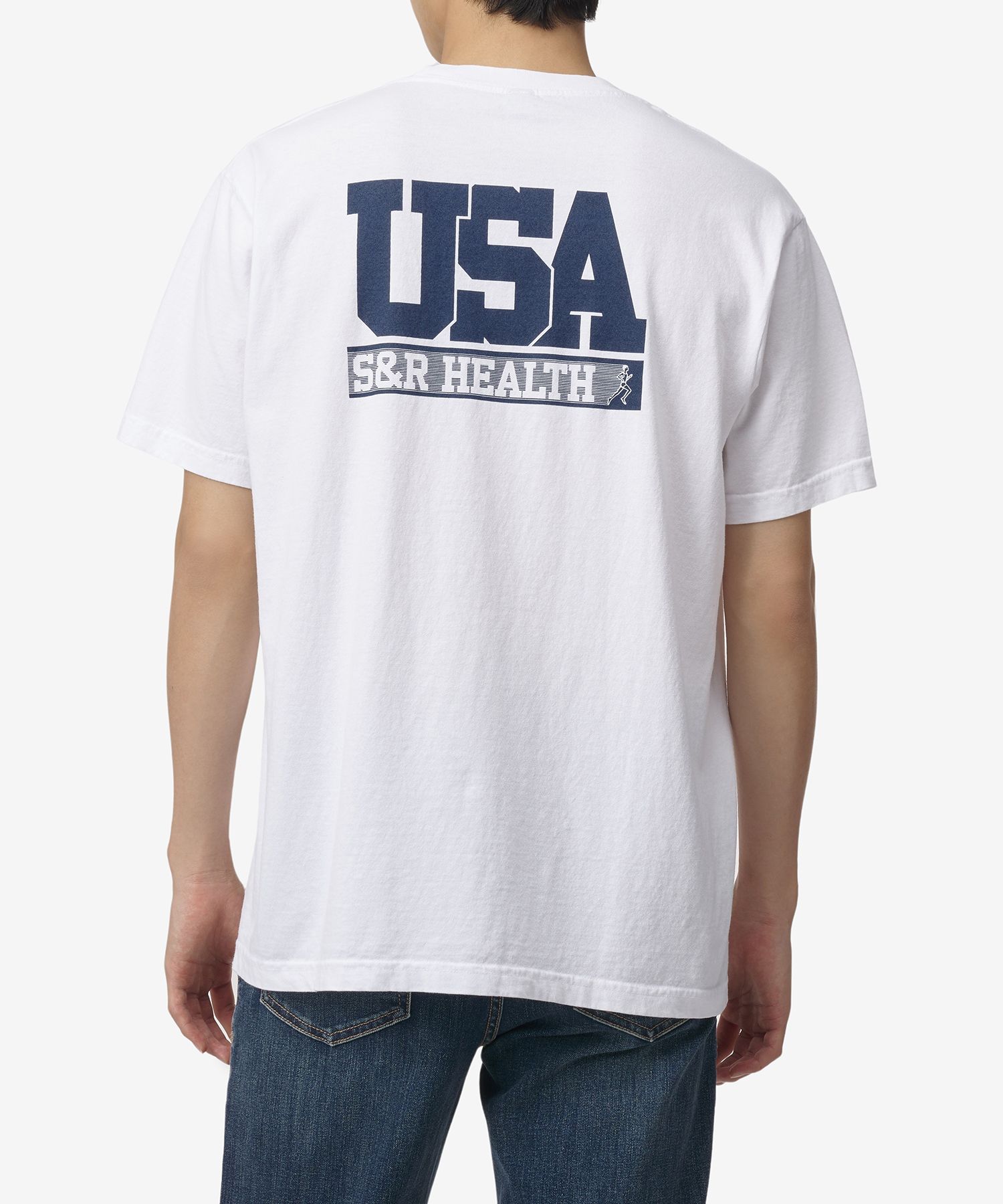 MUSINSA公式 | SPORTY&RICH Team USA Short-sleeved T-shirt