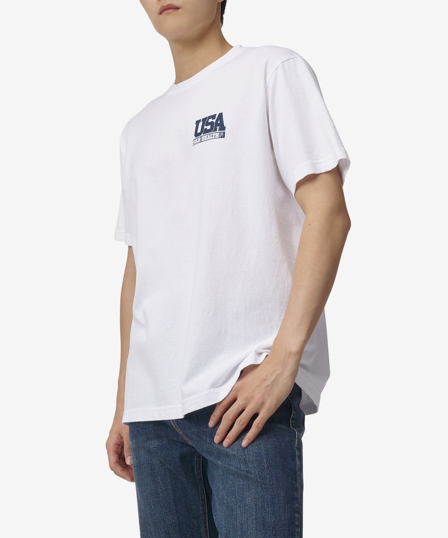 MUSINSA公式 | SPORTY&RICH Team USA Short-sleeved T-shirt