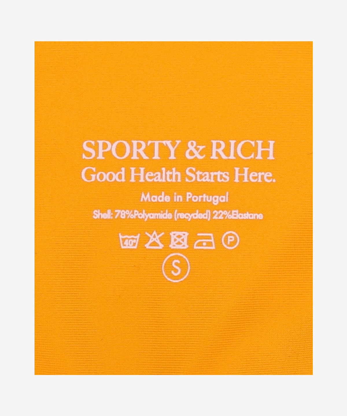 스포티앤리치(SPORTY&RICH) 칼라 수영복 - 사프란 / SM971SF