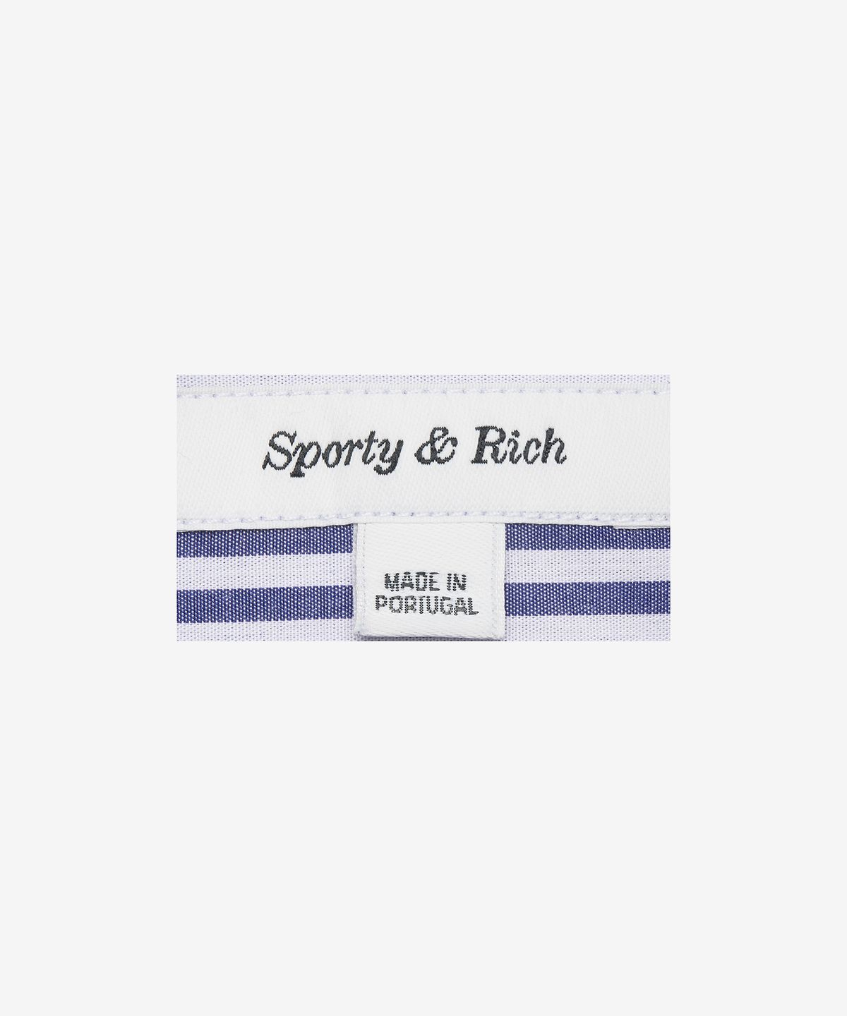 스포티앤리치(SPORTY&RICH) SRC 오버사이즈 셔츠 - 네이비 / ST974WH