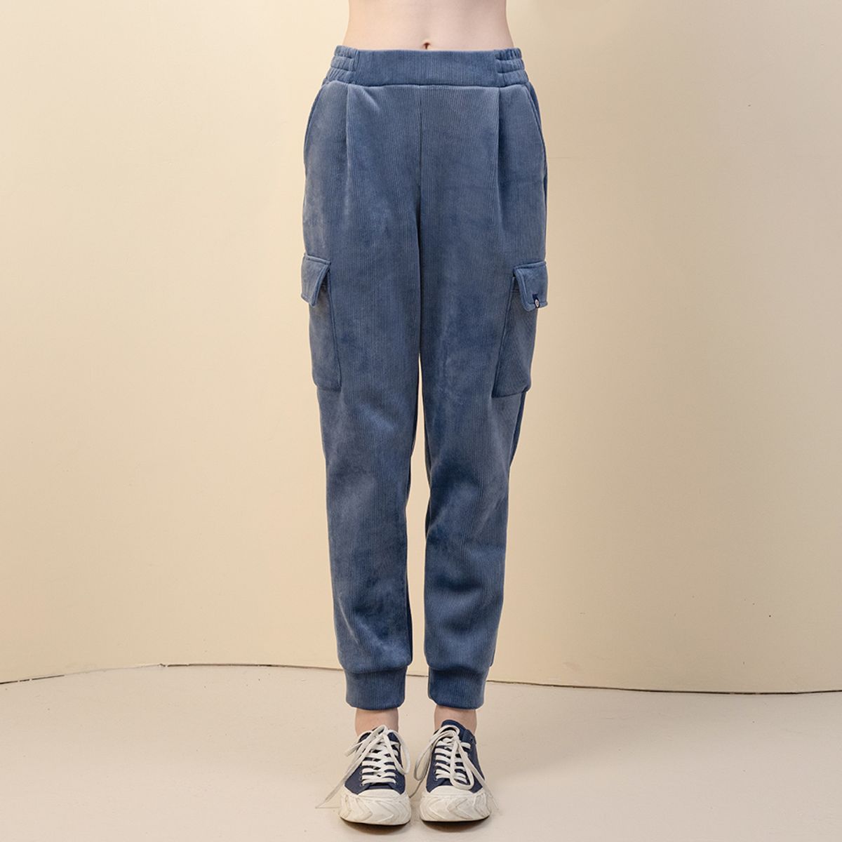 뒤란(DURAN) 코듀로이 융기모 아웃포켓 카고 조거팬츠 DBF3W-9144 4colors