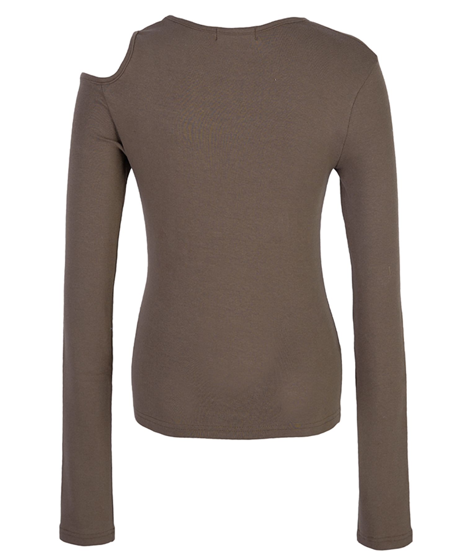 [CERRIC] SHOULDER TWISTED TOP ☆送料込☆ MUSINSA公式 | CERRIC ONE SHOULDER TWIST TOP/BROWN