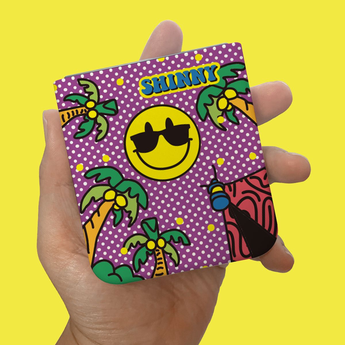부기우기(BOOGIE WOOGIE) Z플립 슬림하드 케이스 - 해피썬(Happy Sun)
