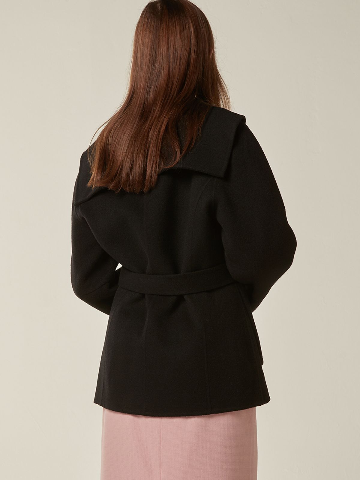비뮤즈맨션(BEMUSE MANSION) Sailor belt handmade jacket - Black