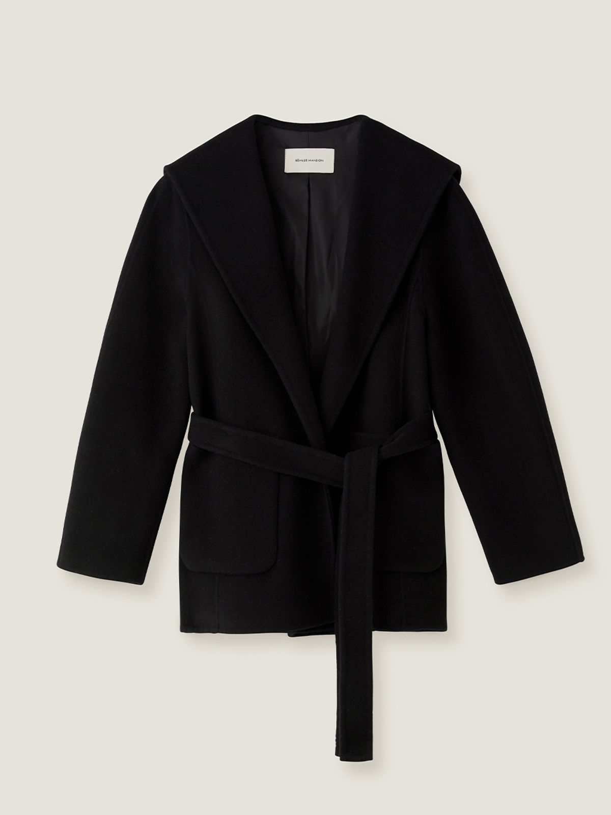 비뮤즈맨션(BEMUSE MANSION) Sailor belt handmade jacket - Black