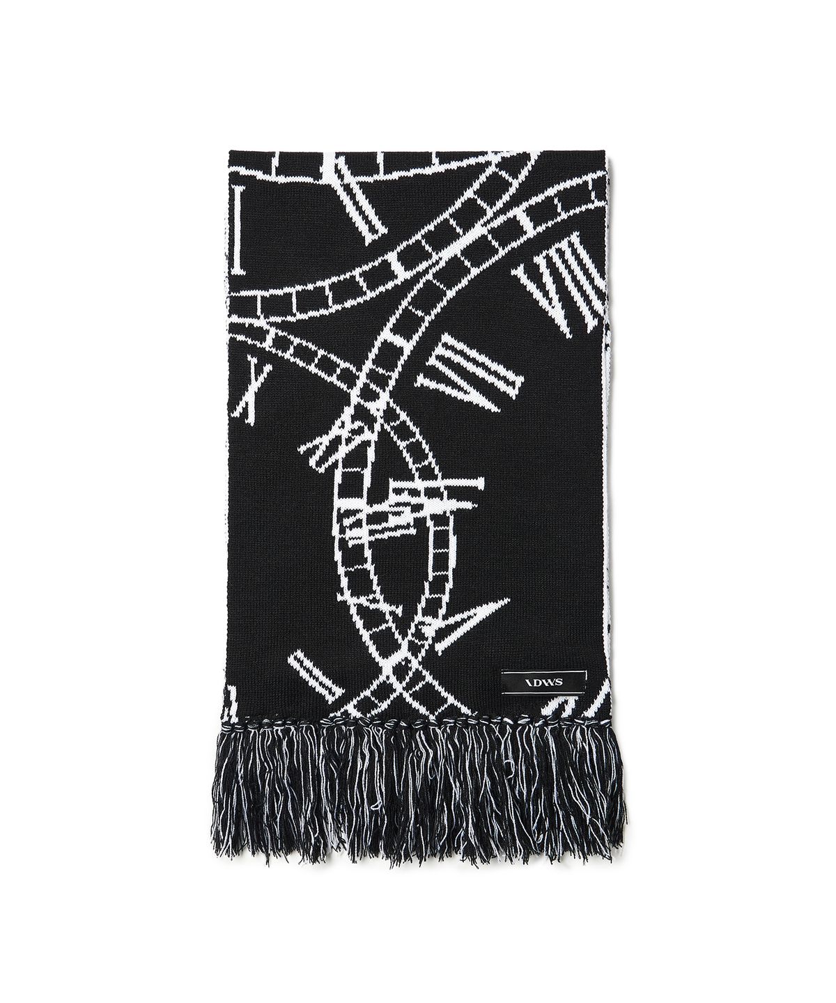 아이돈워너셀(IDWS) Time Symbol Logo Muffler Black